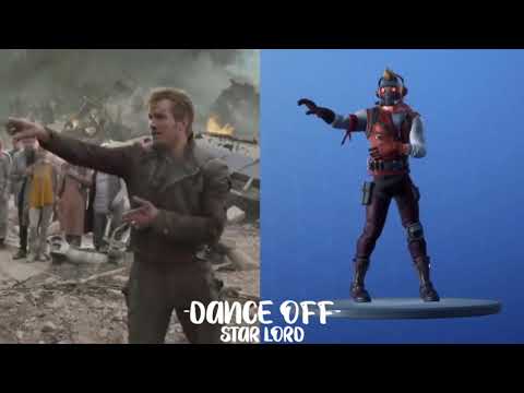 Fortnite - Starlord : Dance Off Emote irl 100% in sync