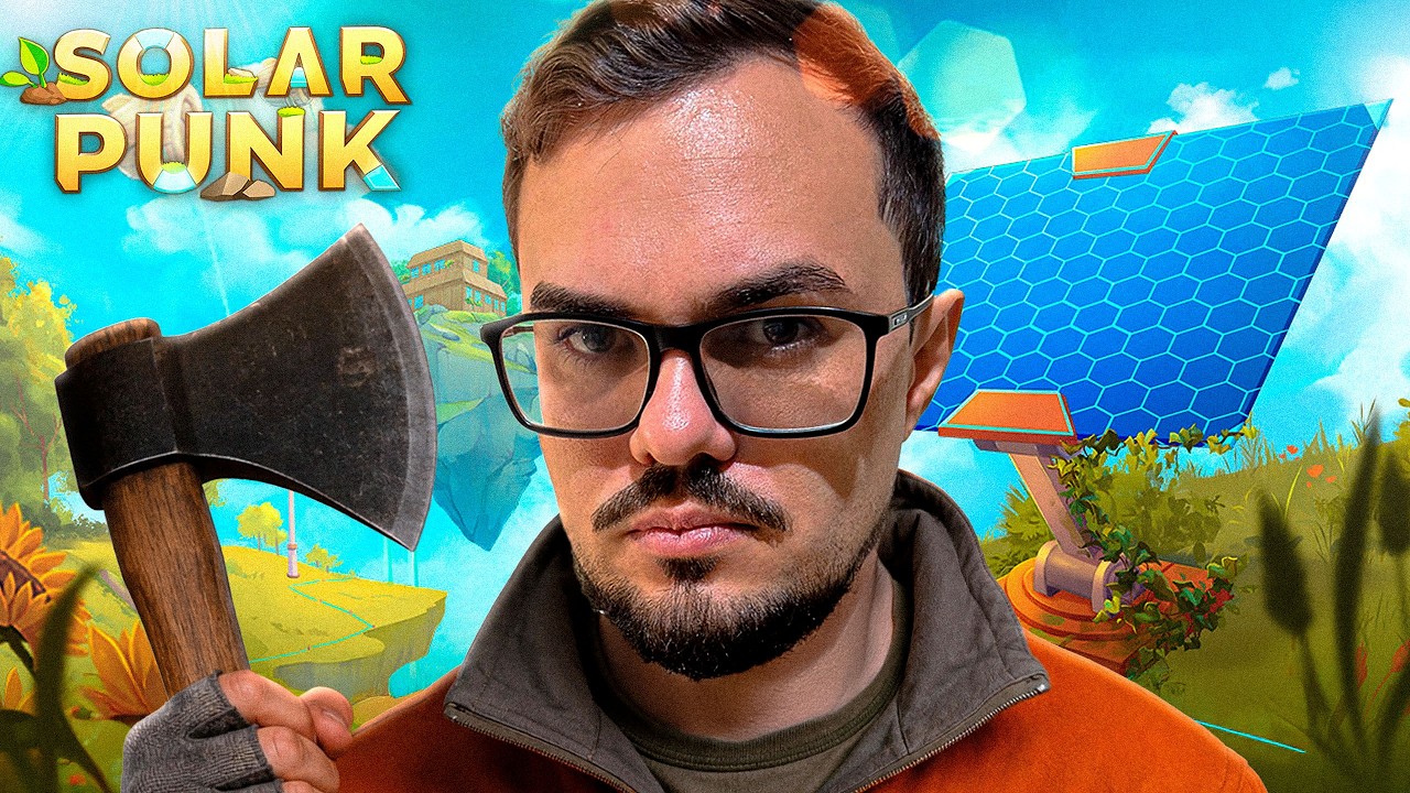 NOVO JOGO DE SOBREVIVENCIA NO CÉU - SOLARPUNK