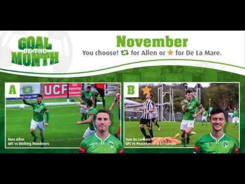Guernsey FC's Goal of the Month - November