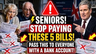 ⚡️SENIORS, STOP PAYING THESE 5 BILLS!Pass This to Anyone Who Has a Bank Account