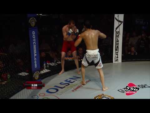 GOTC MMA 21 Jonas Rubiano Knock out on Cody Riggs
