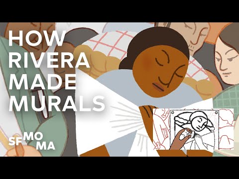 How Diego Rivera Made His Murals | The Traditional Fresco Technique in 4 Steps