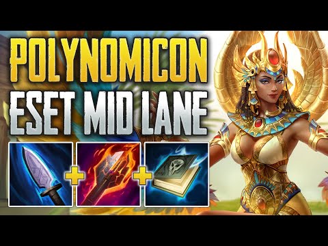 IS POLYNOMICON OP? Eset Mid Gameplay (SMITE Conquest A-Z)
