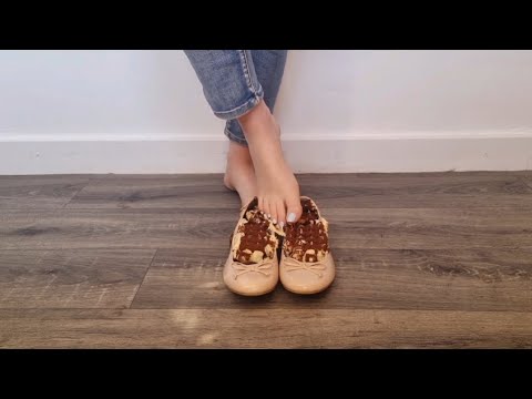 Tiramisu flat destruction | Food crushing & ASMR