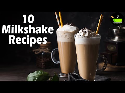 10 Easy Milkshake Recipes | Refreshing Summer Drinks | Chocolate Milkshake | Oreo Milkshake