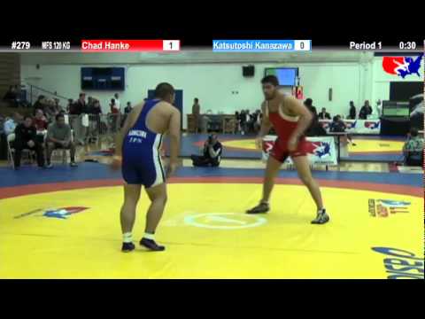 Schultz MFS 120 KG Champ. Round 1: Chad Hanke (NWRTC) vs. Katsutoshi Kanazawa (Japan)