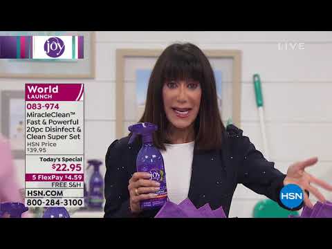 HSN | Joy Mangano's Miracle Clean World Premiere 09.15.2018 - 12 PM