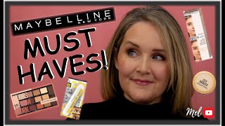 MOST AMAZING AFFORDABLE Makeup at the DRUGSTORE | One Brand Tutorial - MAYBELLINE | Over 50!
