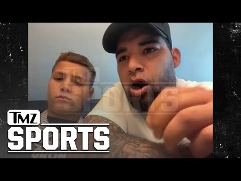 Video Of Baby Gronk's Dad Force-Feeding Him Answers On Podcast Is Infuriating