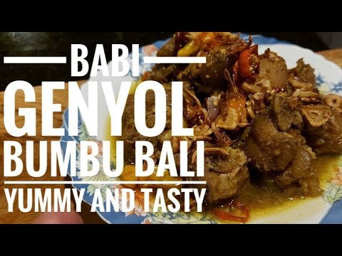RESEP OLAHAN DAGING BABI KHAS BALI DENGAN BUMBU GENEP!
