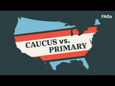 Caucus vs. Primary: what's the difference? | Just The FAQs