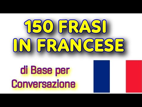 150 FRASI  IN FRANCESE di base per Conversazione - Cours de français