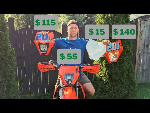 2022 KTM XC-W | Cheap Headlight Options