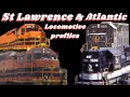 SLR Locomotive Profiles GP40 3 3806 And RM 1 806