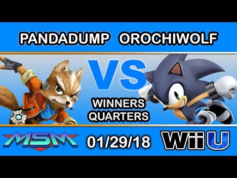 MSM 131 - PandaDump (Fox) Vs. Orochiwolf (Sonic) Winners Quarters - Smash 4
