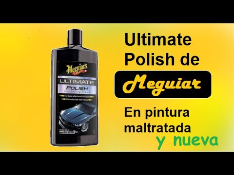 Prueba sencilla de Ultimate polish  Meguiars