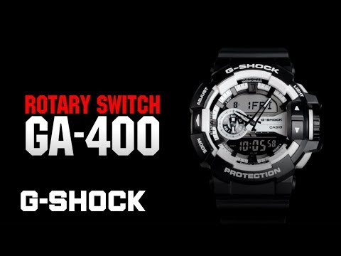 Casio G-Shock GA-400-1ADR Men Digital Analog Dial Black Resin Band-1