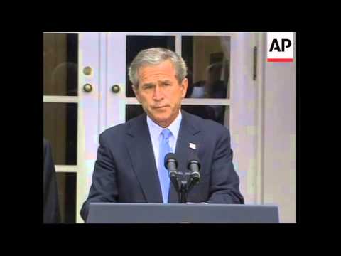 Edit of Bush presser on Iraq