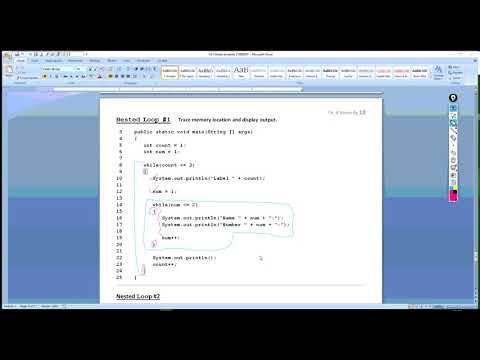 Intro to Nested Loops