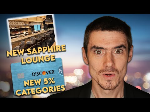 NEW Chase Sapphire Lounge Now Open + NEW 5% Cash Back on THIS Card