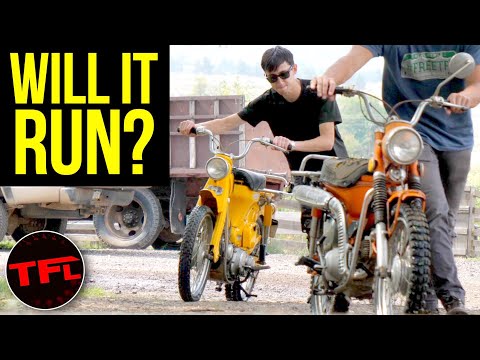Barn Find Bikes: Can We Bring A Classic Honda Trail 90 Back To Life After THIRTY Years In A Barn?