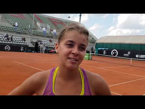 Maja Chwalińska zmierza do wygrania turnieju w Warszawie. "Mam nadzieję, że powoli dojdę do celu "