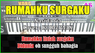 Download lagu RUMAHKU SURGAKU - Nasidaria - Karaoke Qasidah ( Cover ) Korg Pa3X mp3