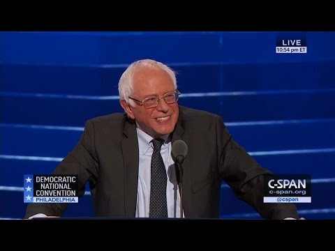 Bernie Sanders Full Speech @ #DNCinPHL - CSPAN (July 25, 2016)