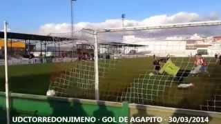 preview picture of video 'UDCTORREDONJIMENO 4 / 1 Dos Hermanas San Andrés · Gol de Agapito'