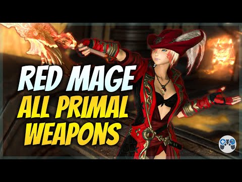 ALL Red Mage / RDM Primal Weapons - FFXIV