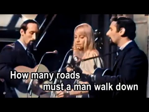 Peter, Paul and Mary - Blowin’ In The Wind Lyrics