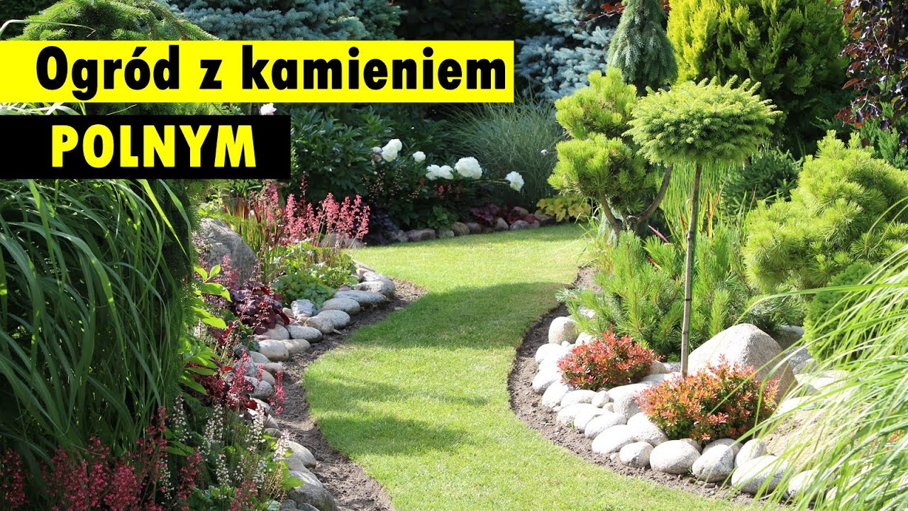 Ogród z kamieniem POLNYM