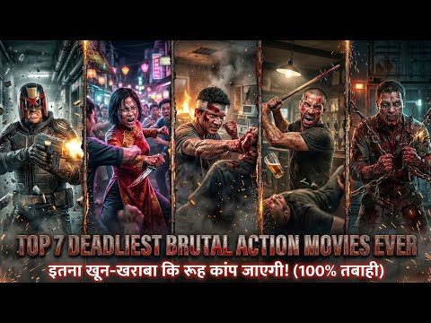 Top 7 "Highly Brutal" Action Movies Ever | Most BRUTAL Action Movies That Will Keep You On The Edge?