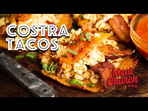 Costra Breakfast Tacos - on the Loco Griddle
