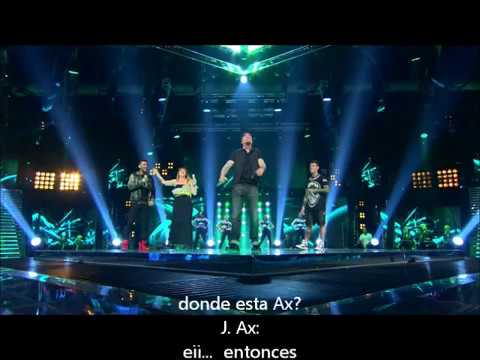 The Voice Italy J. Ax Ft Fedez, Emis Killa Noemi  Lyrics Español
