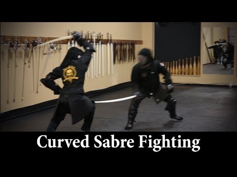 Curved Sabre Fighting - Sparring Showcase