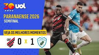 ATHLETICO PERDE PÊNALTI, LONDRINA VENCE E VAI À FINAL DO PARANAENSE