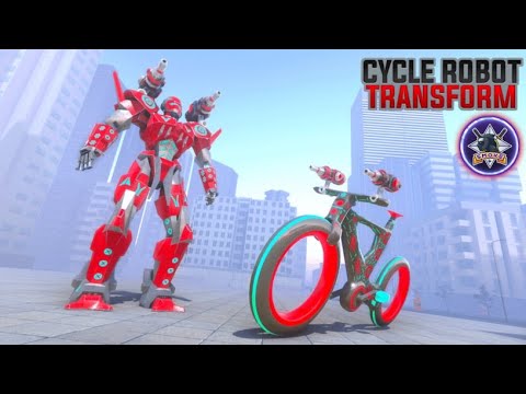 BMX Cycle Robot Game: لعبة روبوت الدراجة ولعب حرب البقاء على قيد الحياة لعبة بسكليت