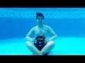 유튜브 다운로드 Spending 24 Hours Straight Under Water Challenge