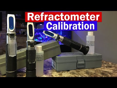 How to Calibrate Refractometer for your saltwater reef aquarium  - The proper way!