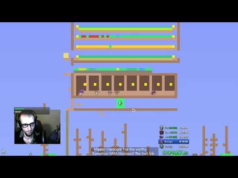 Terraria Speedrun For the worthy Master hardcore - Glitchless All bosses - 7:58:38