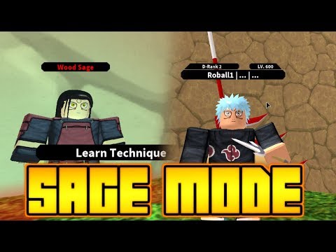 How To Get Hashirama Sage Mode In Nindo Rpg Beyond Roblox - nrpg beyond how to get raikage technique mode roblox