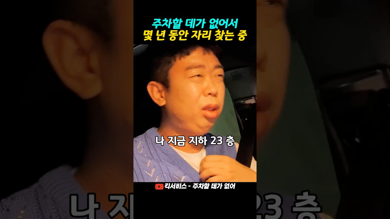 주차할 데가 아에 없는 10년뒤 주차장 근황