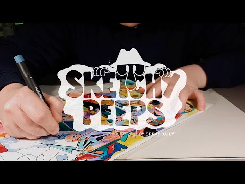 SKETCHY PEEPS 028 - DEPOT