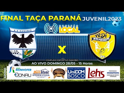 AE DANÚBIO X A.D INDEPENDENTE - 1º JOGO DA FINAL TAÇA PARANÁ JUVENIL 2023