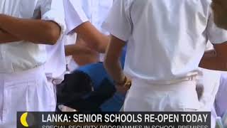 Sri Lanka schools reopen to near empty classrooms