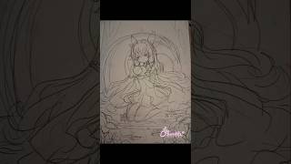 From SKETCH to FINAL 💕💕 #art #drawing #sketch #sketchbook #fyp #trend #challenge #kawaii #artist