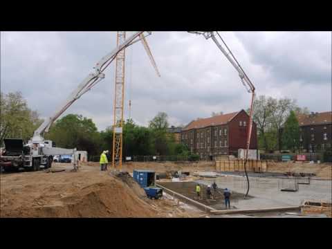 1 Betonpumpe Putzmeister 42-5  -  42 LKW   -  300 Kubikmeter in 7 Stunden