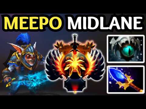 🔥 YOU MOVE ONCE. YOU DIE. — MEEPO MID GAMEPLAY | DOTA 2 🔥