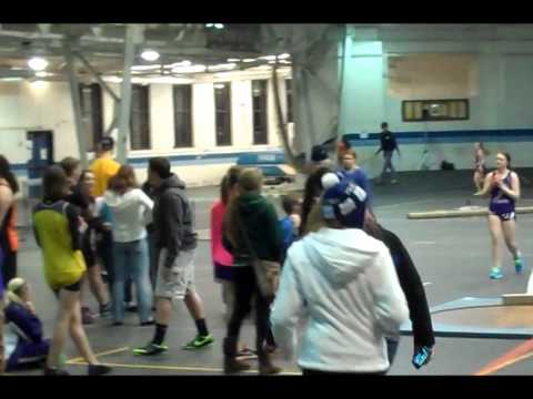 Girls 400m Run 12-28-12  Eatern Maine Indoor Track League